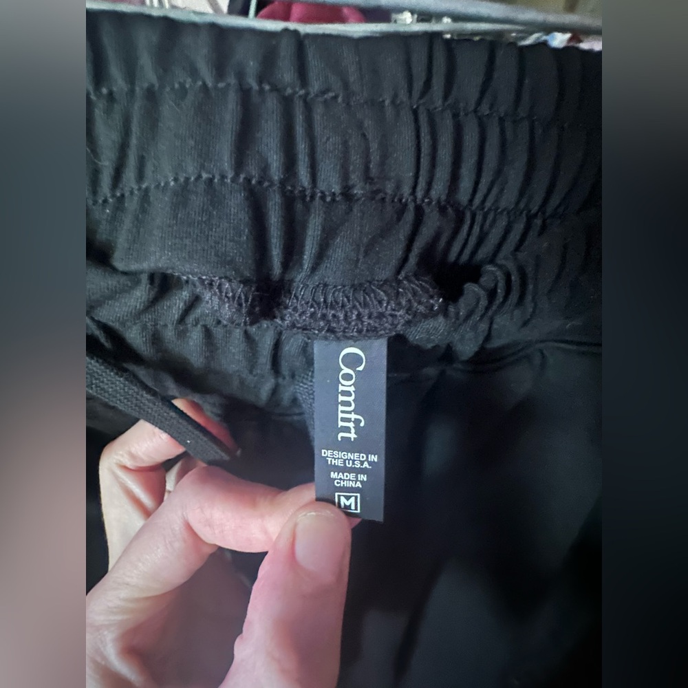 Comfrt Black All Day Jersey Ankle Length Jogger - Picture 3 of 5